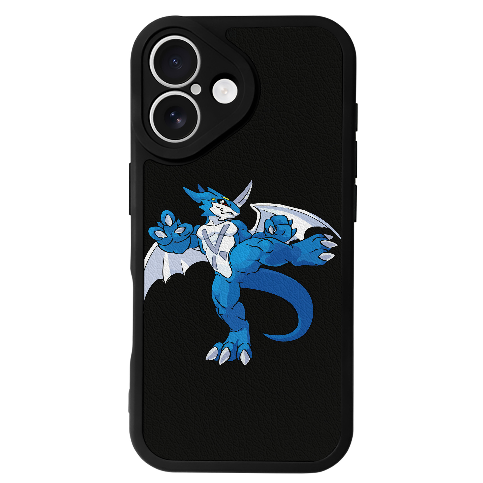 （画像用） Digimon デジタルモンスター/デジモン 【iPhone 16シリーズ対応】シリコンスマホケース（レザー調） 材質：シリコン